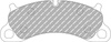 Ferodo Racing DS2500 brake pad front FCP4955H PORSCHE 911 991 Convertible Targa 991 