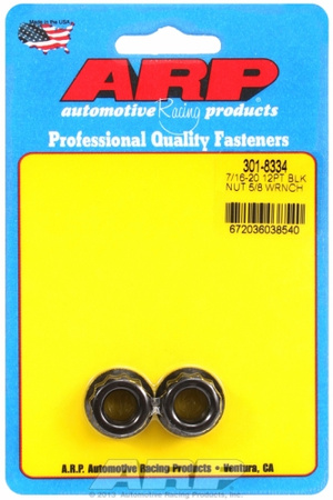ARP Nut Kit 7/16-20 5/8 Socket 12PT 2 Pack