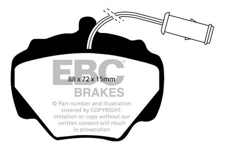 DP663 -EBC Brakes ULTIMAX2 sorozatú fékbetét készlet