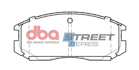 Bremsbeläge vorne DBA Brake Pads Street Series Ceramic - DB1277SS DAIHATSU Extol Terios MITSUBISHI Colt Lancer Libero PROTON Compact Gen-2 Persona Satria Wira