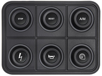 CAN Keyboard Ecumaster - 6 RGB buttons