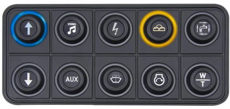Klaviatūra CAN Ecumaster - 10 RGB klavišų