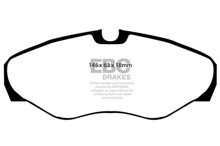 DP1393 -EBC Brakes ULTIMAX2 sorozatú fékbetét készlet