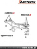 Tuleja tylnej belki (przednia) - MPBS: 4503453A Opel Vectra B,