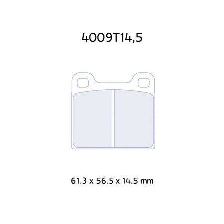 Bremsbelagsatz Carbone Lorraine RC5 - VW Scirocco 1,6 GTI (76-79)