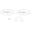 Brake Pads Street Performance universal - DB15024SP