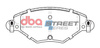 Klocki hamulcowe przednie DBA Brake Pads Street Series Ceramic - DB2016SS CITROEN C5 Estate