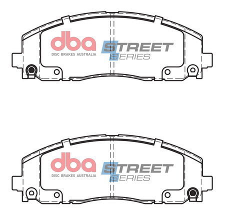 Brake Pads Street Series Ceramic front - DB15038SS CHRYSLER UK Grand Voyager USA FIAT Freemont JEEP Wrangler JL LANCIA