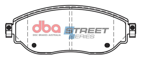 Brake Pads Street Series Semi-metallic front - DB15055SS FIAT Talento NISSAN NV300 OPEL Vivaro Combi RENAULT Trafic Passenger VAUXHALL