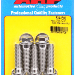Śruby ARP "7/16""-14 X 1.500 hex 1/2 wrenching SS bolts" (5pcs)