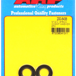 Śruby ARP  Chamfer Washer M12 ID 0.876 OD Black 2 Pack