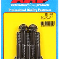 ARP M8 x 1.25 x 45 hex black oxide bolts (5pcs)