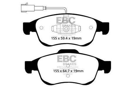 DPX2078 - Zestaw klocków hamulcowych seria ULTIMAX2 EBC Brakes