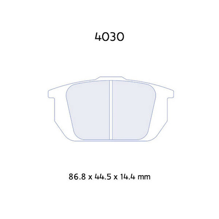 Carbone Lorraine RC6E brake pads - Lancia Dedra 2,0 HF Integrale Turbo (90-94)