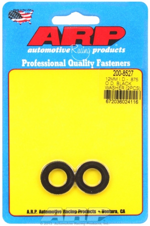ARP "M12 ID .875" OD .120"TH black washers (2pcs)