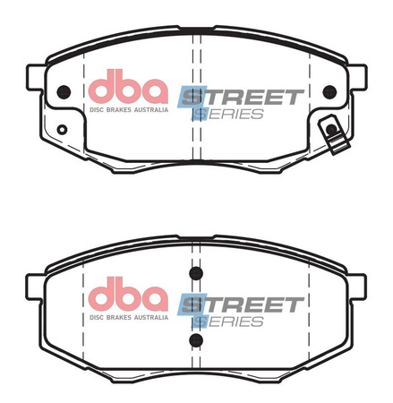 DBA Brake Pads Utcai sorozat első fékbetétek Kerámia - DB2072SS HYUNDAI iX20 KIA Soul
