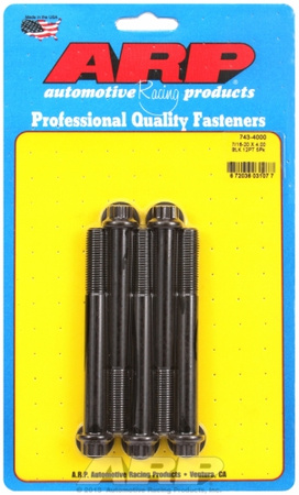 ARP "7/16""-20 x 4.000 12pt black oxide bolts" (5pcs)