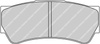 Ferodo Racing DS2500 brake pad front FRP3103H MYGALE Formula 4 TATUUS FIA Toyota Toyota