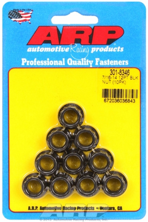 ARP 7/16-14 12pt nut kit (10pcs)