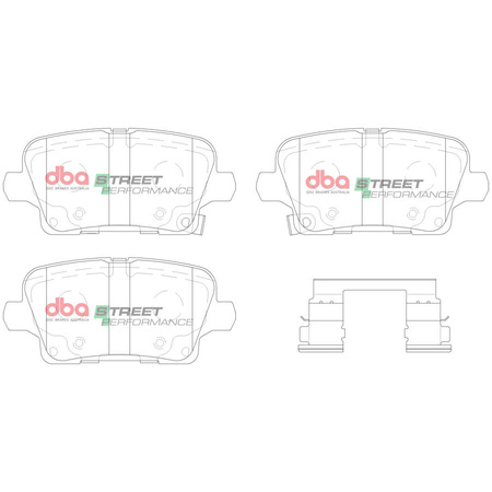 Klocki hamulcowe tylne DBA Brake Pads Street Performance - DB15019SP