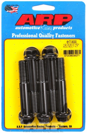 Śruby ARP  1/2-13 x 3.000 hex black oxide bolts (5pcs)