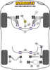 Tylna tuleja drążka stabilizatora 21.7mm Powerflex Road Series Volkswagen Golf & Golf MK8 (2020 - )\Golf MK8 2WD Multi-Link (2020 -) PFR85-815-21.7