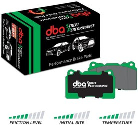 Klocki hamulcowe przednie DBA Brake Pads Street Performance Hawk HB501x.625 - DB7878SP AUDI Q7 4L PORSCHE Cayenne 9PA VOLKSWAGEN Touareg 1st Gen