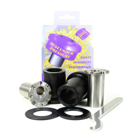 Querlenker Vorderradbuchse, Sturz einstellbar Powerflex Polyurethanbuchse Road Series Volkswagen Transporter Models T6 / 6.1 Transporter (2015-2024) PFF85-1301G