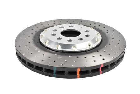 DBA disc brake 5000 series - Cross Drilled/Dimpled front - DBA53927SLVXD VOLKSWAGEN Arteon R Shooting Brake Golf Mk8 R-Performance Pack Tiguan Mk2 4Motion