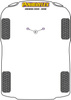Tuleja mocowania przekładni kierowniczej ze wspomaganiem Powerflex Road Series Volkswagen Amarok (2010-2018) PFF85-1606