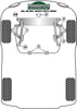 Front Subframe Rear Bush 10mm Powerflex Polyurethane Bush Heritage Collection Audi 80 / 90 - inc S2/RS2 & Quattro (1976 - 2000) 80, 90 inc Avant (1973 - 1996) PFF3-121-10H