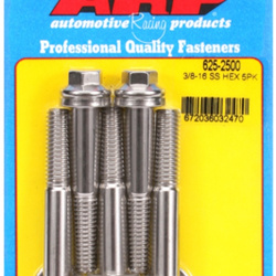 Śruby ARP "3/8""-16 x 2.500 hex 7/16 wrenching SS bolts" (5pcs)