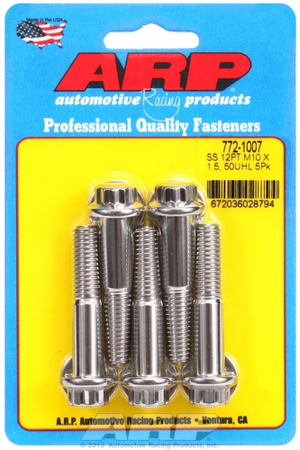 Śruby ARP M10 x 1.50 x 50 12pt SS bolts (5pcs)