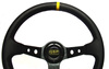 Leather steering wheel QSP 3 spoke 350mm / 90mm