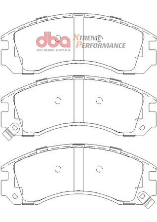 Brake Pads Xtreme Performance Hawk HB214x.618 front - DB1223XP CITROEN C-Crosser Enterprise MITSUBISHI Aust NZ Challenger Chariot Delica Eclipse FTO Galant L 200 86-96 96-06 Lancer Evo 1 2 3 4 5 6 7 8 Legnum Outlander Pajero RVR Shogun Sport Sigma Space