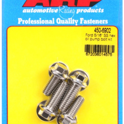 ARP Ford 5/16"" SS hex oil pump bolt kit"