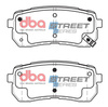 DBA Brake Pads Utcai sorozat első fékbetétek Félig-fémes - DB1957SS