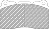 Ferodo Racing DS2500 első fékbetét FCP1334H ALFA ROMEO 147 156 159 166 AUDI A3 Sportback TT CADILLAC CTS CHEVROLET Camaro Corvette FERRARI 458 488 FORD Mustang MASERATI Ghibli MITSUBISHI Lancer OPEL ASTRA J RENAULT Megane Coupe SEAT Leon VOLVO S60 V70