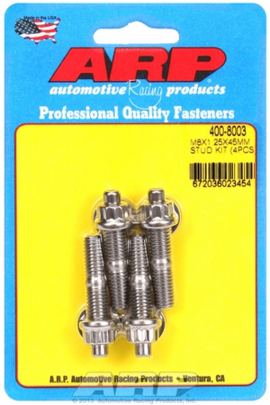 ARP M8 X 1.25 X 45mm broached stud kit - 4pcs
