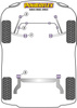 Front Tie Bar To Chassis Bush Powerflex Polyurethane Bush Road Series Vauxhall / Opel Nova (1983-1993) PFF80-102