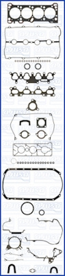 Ajusa Complete Gasket Set Mazda 1.6L 16v - B6