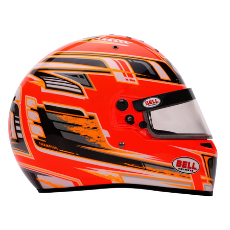 Bell KC7-CMR bajnok narancssárga gokart Sisakok