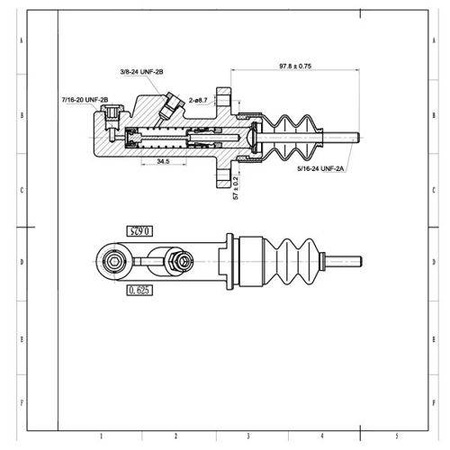 MGS brake master cylinder