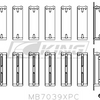 King pagrindinio guolio apvalkalas BMW M20, M50 2.0L, 2.5L, 2.7L - MB7039XPC STDX