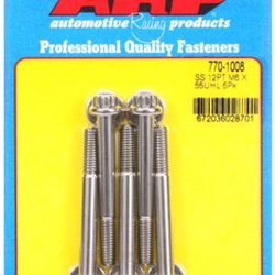ARP M6 x 1.00 x 55 12pt SS bolts (5pcs)