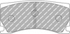 Ferodo Racing DSUNO brake pad rear FRP3135Z JAGUAR XK Convertible PEUGEOT 308 RCZ