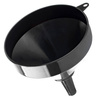 Large rigid funnel 24 cm straight