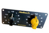 Haltech Dual Switch Panel Only - includes Yellow knob - HT-010507