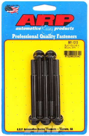 Śruby ARP M8 x 1.25 x 80 hex black oxide bolts (5pcs)