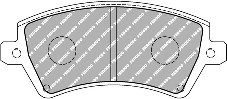 Ferodo Racing DS2500 Vorderradbremsbelag FCP1573H TOYOTA Corolla,